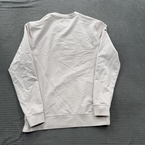 Cuts Split-Hem Sweater Mens Medium Pink Hyperloop Crewneck Pullover Casual - Picture 2 of 9